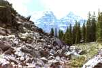 scree at Morain Lake