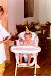 Max in highchair